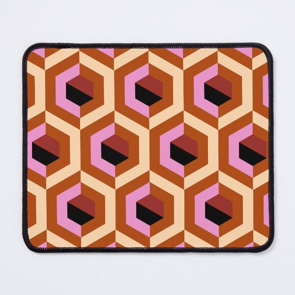 Item preview, Hexagon Polygon Orange Color Pattern designed and sold by BeebooDesign.