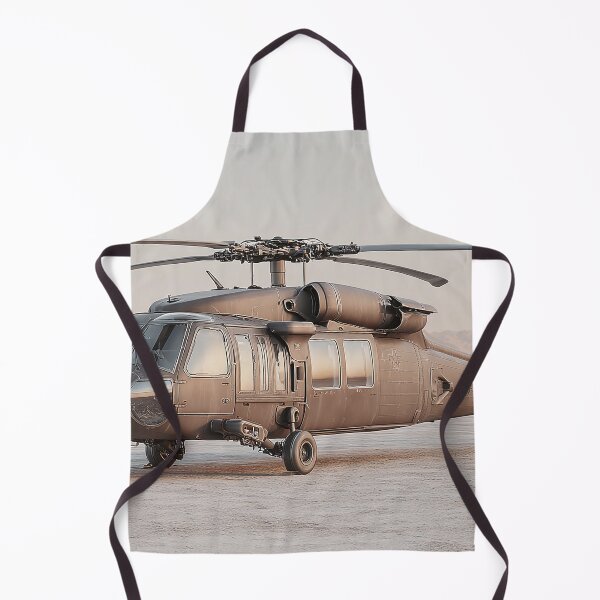 Item preview, Combat Black Hawk Awaiting Deployment at the Base in Calm Air designed and sold by Skyframe Aviation.