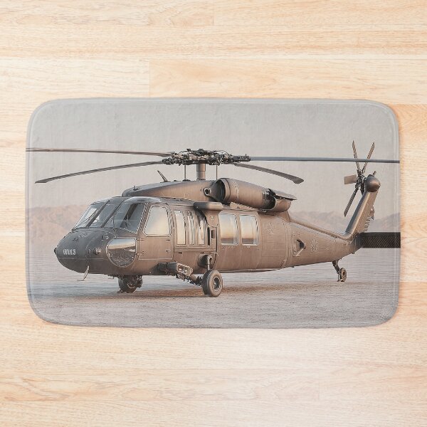 Item preview, Combat Black Hawk Awaiting Deployment at the Base in Calm Air designed and sold by Skyframe Aviation.