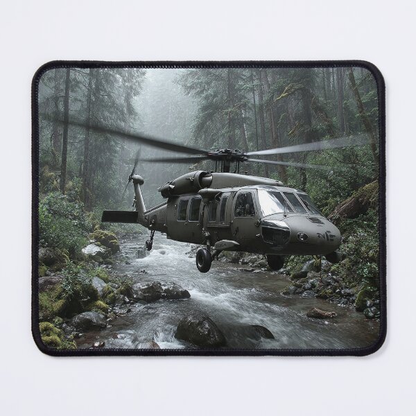 Item preview, Utility Helicopter Taking Off from Dusty Plains at Dusk designed and sold by Skyframe Aviation.