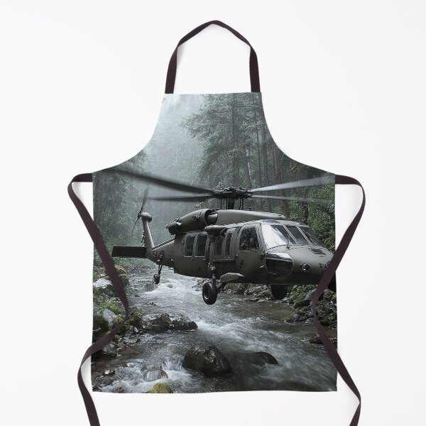 Item preview, Utility Helicopter Taking Off from Dusty Plains at Dusk designed and sold by Skyframe Aviation.
