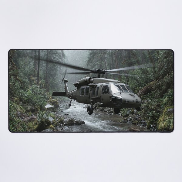 Item preview, Utility Helicopter Taking Off from Dusty Plains at Dusk designed and sold by Skyframe Aviation.