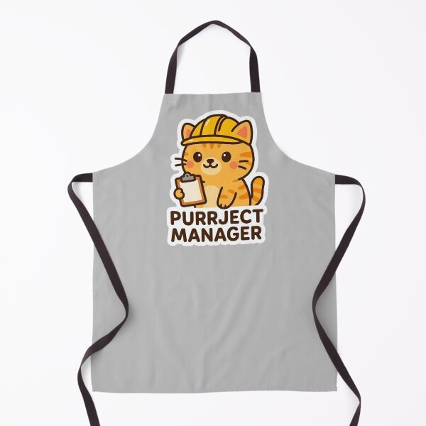 Item preview, Purrject Manager - Cat Construction Boss designed and sold by MiLaKK.