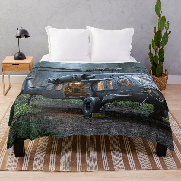 Item preview, The Black Hawk Taking Off from the Forest Edge at Dawn designed and sold by Skyframe Aviation.