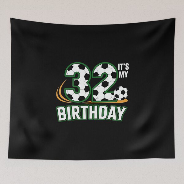 Item preview, 32 Birthday Soccer  designed and sold by jkrphoto.