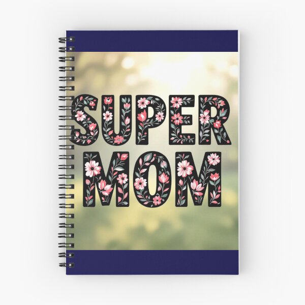 Item preview, super mom floral typography colorful design designed and sold by SmashingDeals.