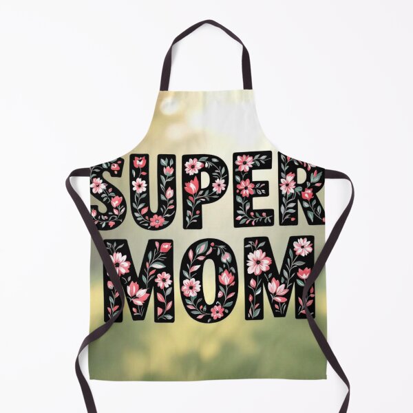 Item preview, super mom floral typography colorful design designed and sold by SmashingDeals.