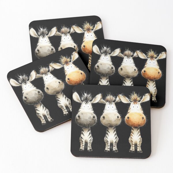 Item preview, Gorgeous Zebras ' We 3 Zebras ' BY SHiRLeY MacARTHuR designed and sold by Shirley MacArthur Art.