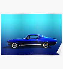 GT 350 Side View Poster