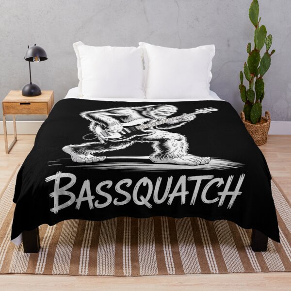 Item preview, Bassquatch Bigfoot Playing Bass Guitar Sasquatch designed and sold by TorjeARTStore.