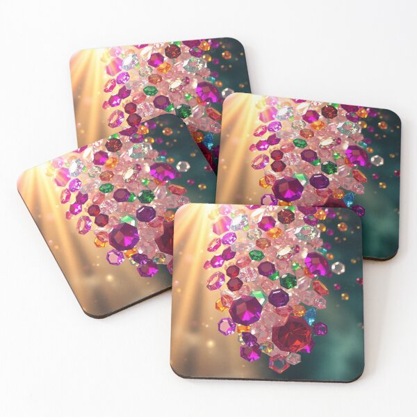 Item preview, Sunlit Rainbow Gems Eternal Cascade designed and sold by Bilikaru.