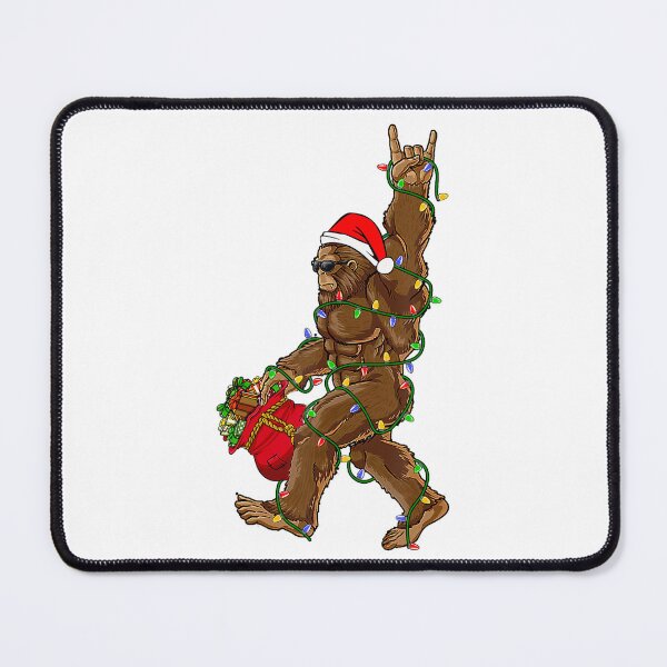 Item preview, Bigfoot Lights Tree Festive Holiday Christmas Retro Classic Christmas Vintage designed and sold by FrankyTepper.