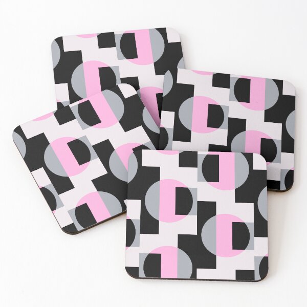 Item preview, Semi circle geometric Pastel Pink Color designed and sold by BeebooDesign.