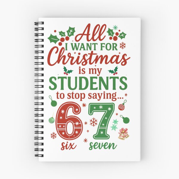 Item preview, Funny Teacher Christmas Quote – All I Want for Christmas Is My Students to Stop Saying 67 designed and sold by scanusha1979.