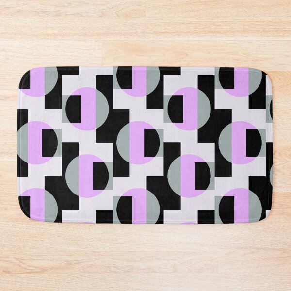 Item preview, Semi circle geometric Pastel Purple Color designed and sold by BeebooDesign.