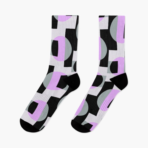 Item preview, Semi circle geometric Pastel Purple Color designed and sold by BeebooDesign.