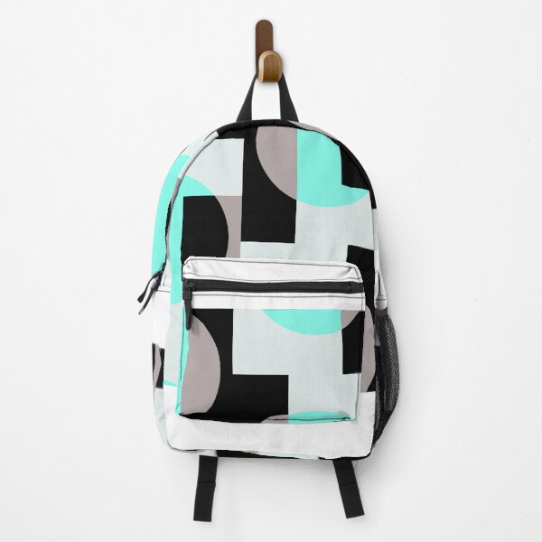 Item preview, Semi circle geometric Pastel Turquoise Color designed and sold by BeebooDesign.