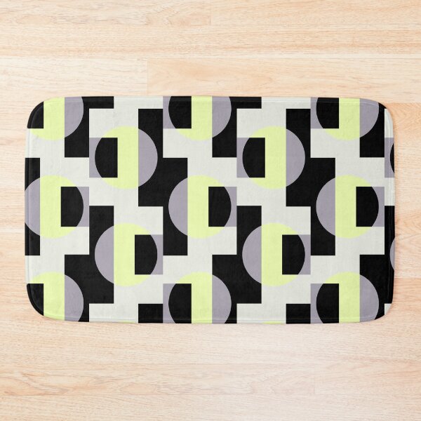 Item preview, Semi circle geometric Pastel Yellow designed and sold by BeebooDesign.