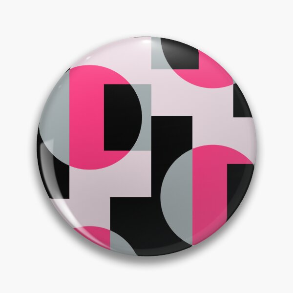 Item preview, Semi circle geometric Pink designed and sold by BeebooDesign.