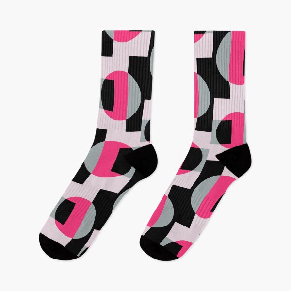 Item preview, Semi circle geometric Pink designed and sold by BeebooDesign.