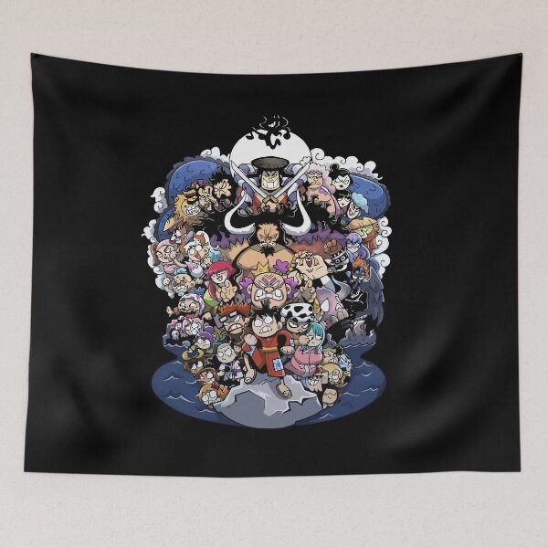 Item preview, Colorful Chibi Samurai-Inspired Adventure Scene with a Dynamic Fantasy Crew designed and sold by T-Chou.