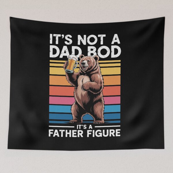 Item preview, It'S Not A Dad Bod It'S Father Figure Beer Fathers Day designed and sold by Veroniadic.