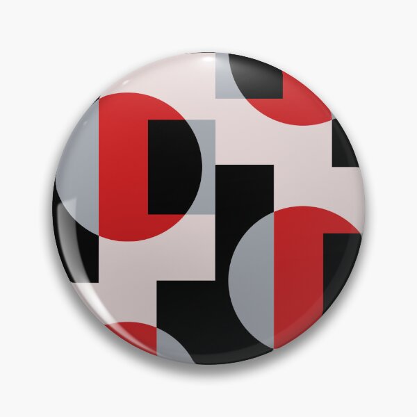 Item preview, Semi circle geometric Red designed and sold by BeebooDesign.