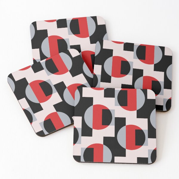 Item preview, Semi circle geometric Red designed and sold by BeebooDesign.