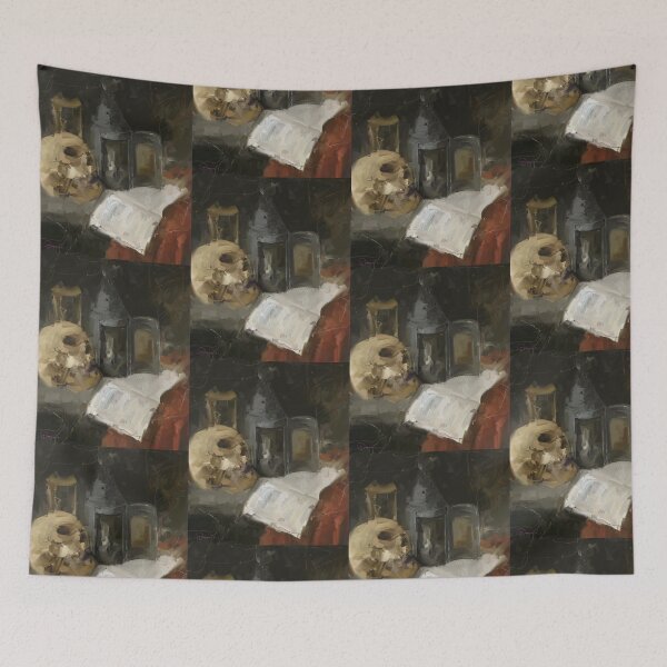 Item preview, 2 B. Schaak. Bodegón Vanitas designed and sold by dana-krystle.