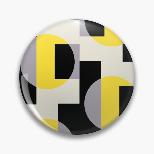 Item preview, Semi circle geometric Yellow pattern designed and sold by BeebooDesign.