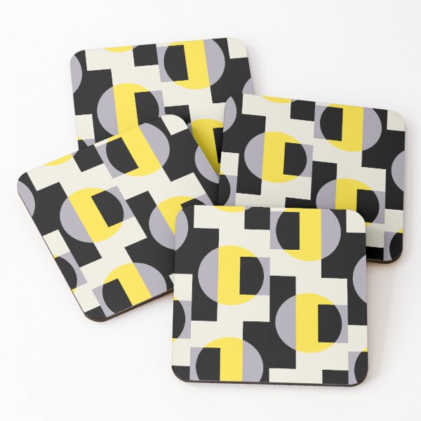 Item preview, Semi circle geometric Yellow pattern designed and sold by BeebooDesign.