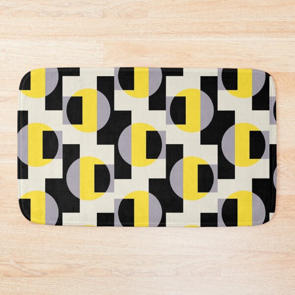 Item preview, Semi circle geometric Yellow pattern designed and sold by BeebooDesign.