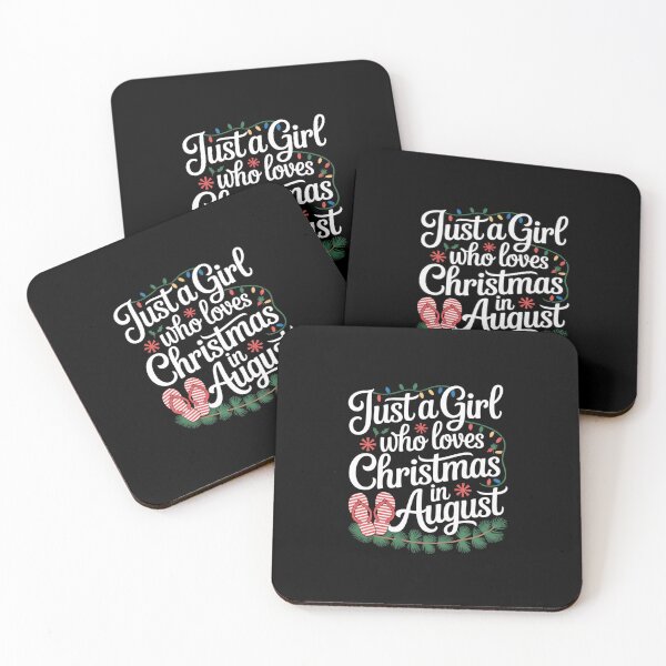 Item preview, Just A Girl Who Loves Christmas In August Summer Xmas  designed and sold by MathisBellanger.