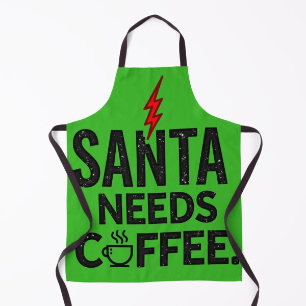 Item preview, Aussie Xmas Coffee Lover Shirt – Santa Needs Coffee designed and sold by TroyTheTerrific.