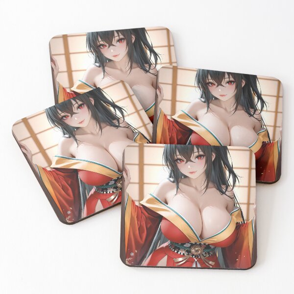 Item preview, Taihou Golden Mask Kimono Beauty Azur Lane Anime Girl Waifu Design designed and sold by thedarvills.