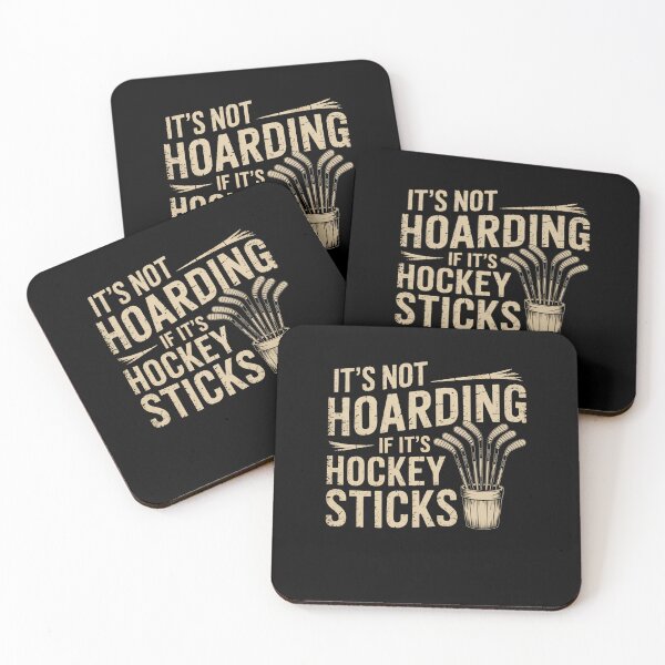 Item preview, It'S Not Hoarding If It'S Hockey Sticks Hockey Dad designed and sold by Veroniadic.