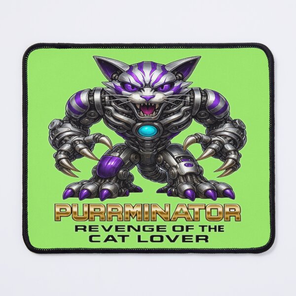 Item preview, Purrminator, revenge of the cat lover designed and sold by Geep-OG-Design.