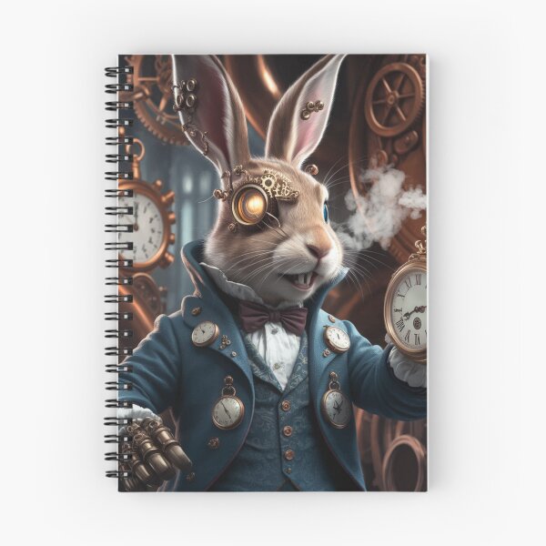 Item preview, Steampunk Clock Rabbit – Victorian Gears and Steam designed and sold by FusiTink.
