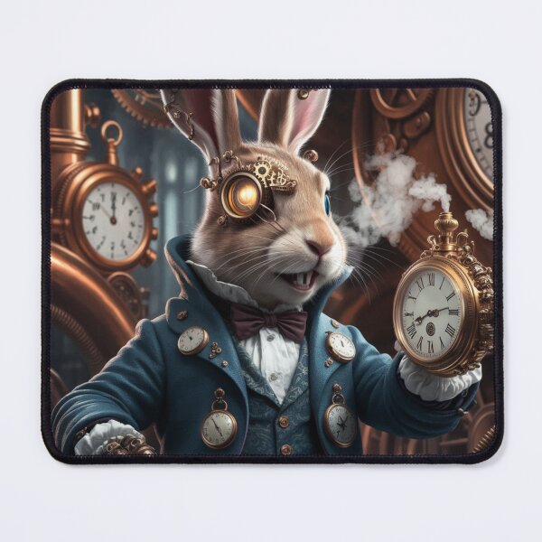 Item preview, Steampunk Clock Rabbit – Victorian Gears and Steam designed and sold by FusiTink.