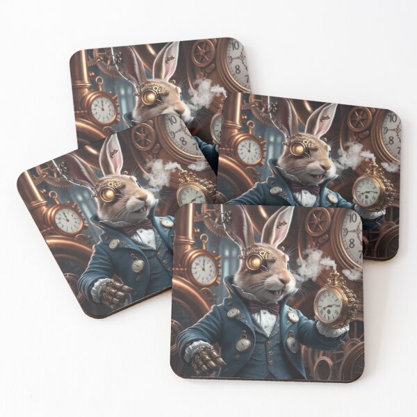 Item preview, Steampunk Clock Rabbit – Victorian Gears and Steam designed and sold by FusiTink.