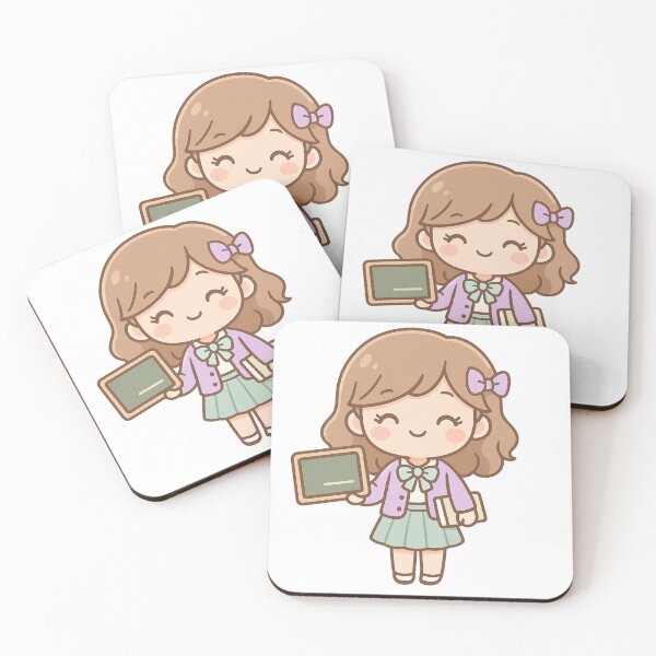 Item preview, Kawaii Teacher – Cute Chibi School Girl Art | CutiVerse designed and sold by CutiVerse.