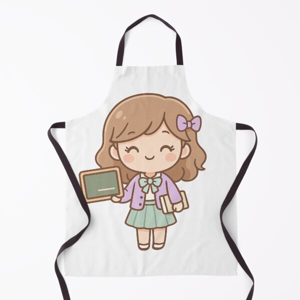 Item preview, Kawaii Teacher – Cute Chibi School Girl Art | CutiVerse designed and sold by CutiVerse.