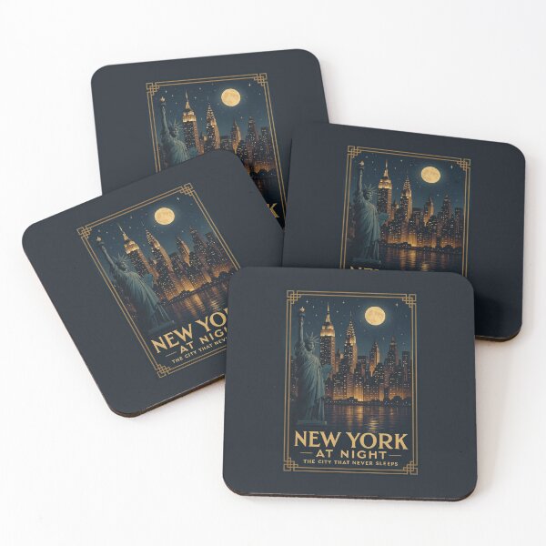 Item preview, New York at Night designed and sold by FutureTraveller.