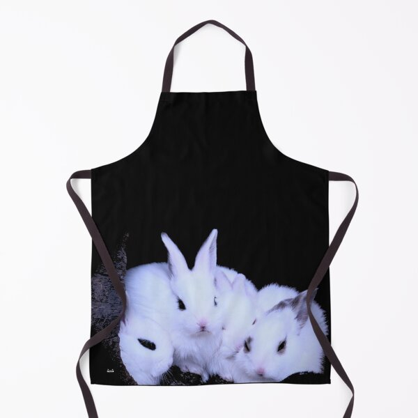 Item preview, Four white rabbits – Cozy harmony / Swiss Artwork Photography designed and sold by Raphael Wolf.