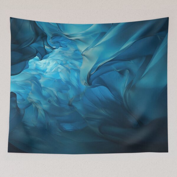Item preview, Icy blue cavern exploration designed and sold by anytka.
