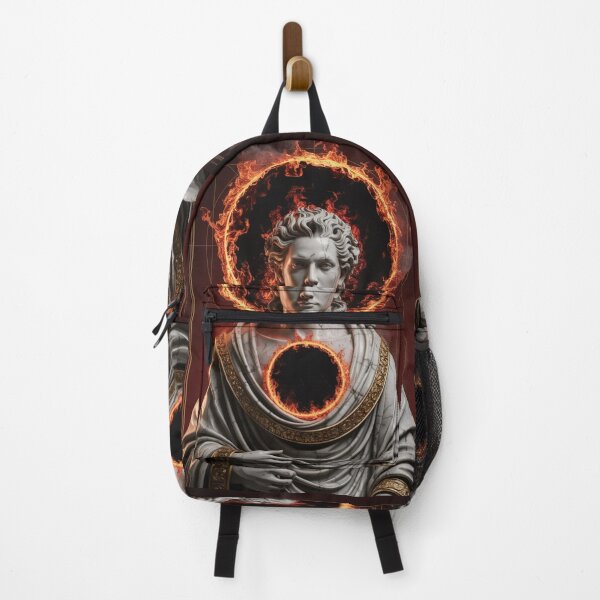 Item preview, Eternal Eclipse – Flaming Halo Mythology Marble Statue Art designed and sold by JouRav.