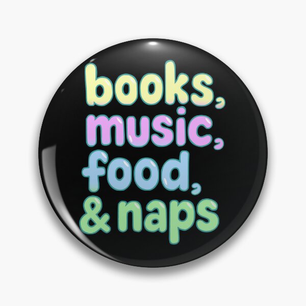 Artikelvorschau, Bücher, Musik, Essen & Nickerchen entworfen und verkauft von FandomizedRose.