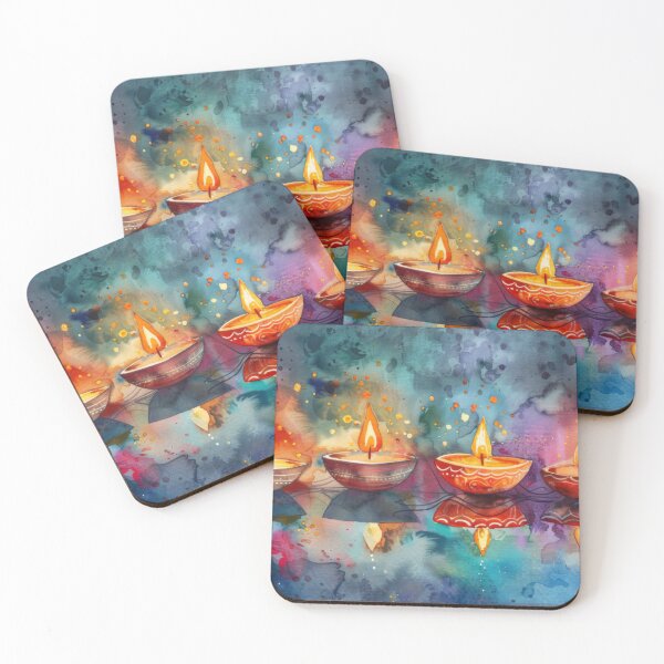Item preview, Oil lamps with burning flames surrounded by flower petals, background, AI Generated designed and sold by dvoevnore.