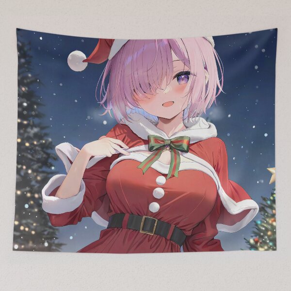 Item preview, Shielder Mash Kyrielight Christmas Festive Spirit Fate Grand Order Anime Girl designed and sold by thedarvills.