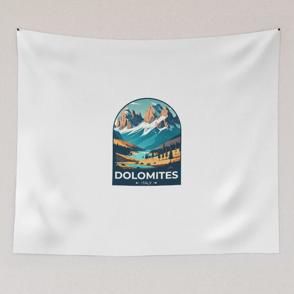 Item preview, Dolomites  Italy Travel Sticker designed and sold by TulipaGraphics.